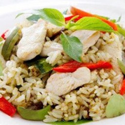 ข้าวผัดเขียวหวาน