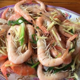 กุ้งแชบ๊วยเป็นอบเกลือ ครึ่งกิโลกรัมละ
