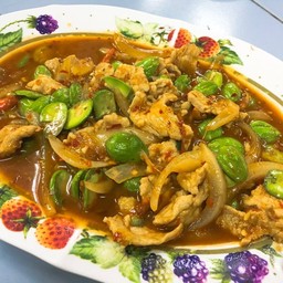 สะตอผัดหมูชิ้น