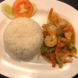 ข้าวพริกหยวกกุ้ง