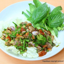 ลาบเป็ดย่าง