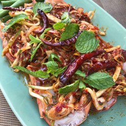 กุ้งนางพล่า