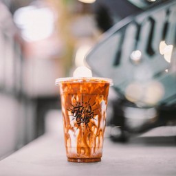 Thai tea lava