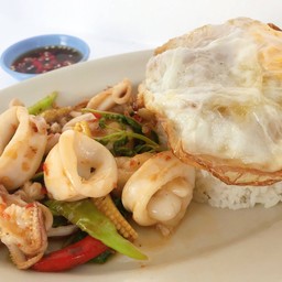 Stir Fried Basil With Rice