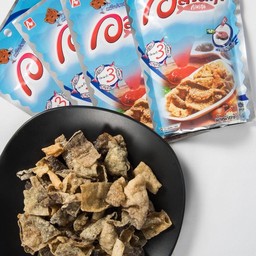 หนังปลาแซลมอนทอดกรอบ