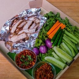 คอหมูย่างพริกไทยดำ S