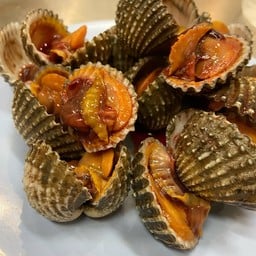 หอยแครงลวก