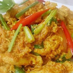 ข้าวผงกระหรี่ ไก่