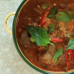 แกงพะแนงเนื้อโคขุน