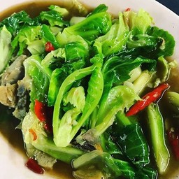 ข้าวแขนงปลาเค็ม