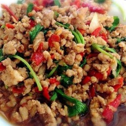 ผัดกระเพราหมู