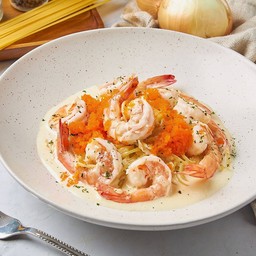 Spaghetti Prawn & Ebiko