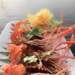 H05-กุ้งซอสมะขาม (ครึ่งโล)