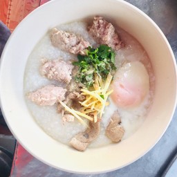 โจ๊ก หมูเด้ง+ตับ