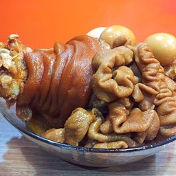 ขาหมูเปล่า เนื้อหนัง+ไข่ (ไส้ไม่มี)