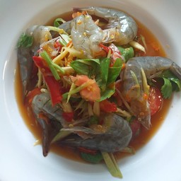 ยำกุ้งสด