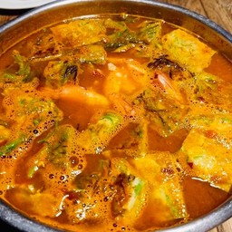 B21-แกงส้มชะอมไข่ กุ้งสด(ถ้วย)