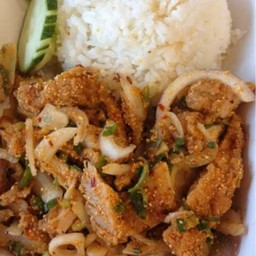 ข้าวยำไก่แช่บ