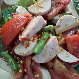 ตำปลาร้า หมูยอ