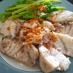 เนื้อปลาลวกจิ้ม