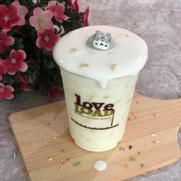 นมฮอกไกโดเย็น (ไม่มีน้องมาชเมลโล่)