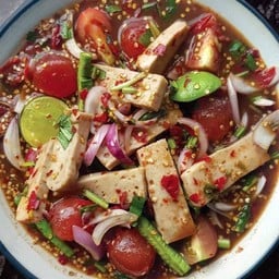 ตำหมูยอไข่แดง