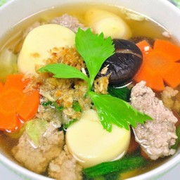 ต้มจืดเต้าหู้หมูสับ