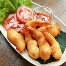 กุ้งชุบแป้งทอด