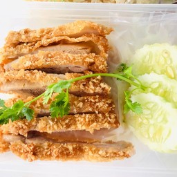 ข้าวมันไก่ทอด