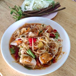 ตำไทย-ไข่เค็ม