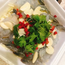 กุ้งแช่น้ำปลา