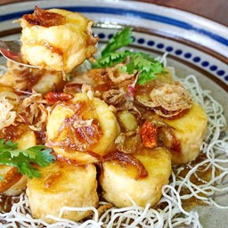 เต้าหู้ทอดซอสมะขาม