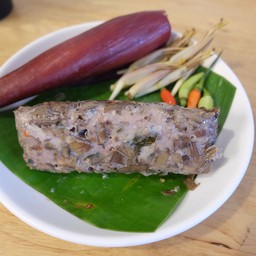 หมกหัวปลี+ไก่