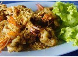 กุ้งทอดกระเทียม