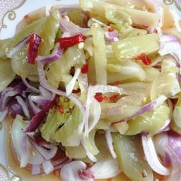 ยำผักกาดดอง