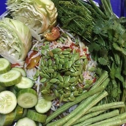 ส้มตำปลาร้า แซ่บนัววว🌶🌶