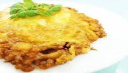 ไข่เจียวกุ้งกับข้าว