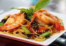 สปาเก็ตตี้ผัดขี้เมาทะเล