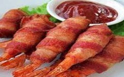 เบคอนพันกุ้ง