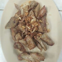 นมหมูทอด