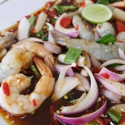 ยำกุ้งสด