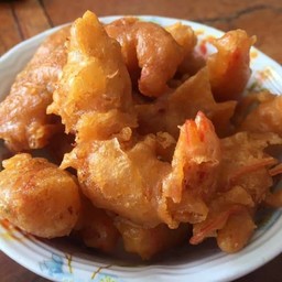 กุ้ง+เกี๊ยวทอด 1 ชุด