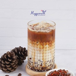 ลาเต้เย็น+เยลลี่บราวชูการ์