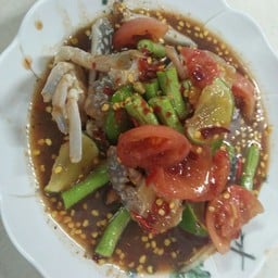 ตำเกาเหลาปลาร้าปูม้า