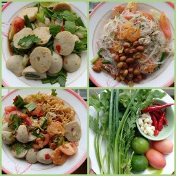 ยำลูกชิ้นปลามหาชัย by พี่เสือลำสาลี