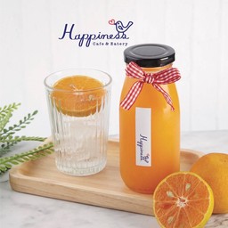 น้ำส้มคั้นสด 100%