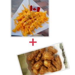 เฟรนฟราย S 1 ชุด +ไก่กรอบ 1 ชุด