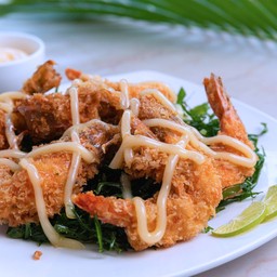 กุ้งครีมมะนาว