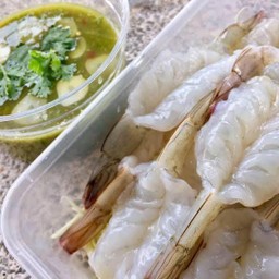 กุ้งแช่น้ำปลา ไซส์ใหญ่