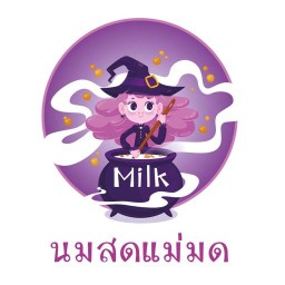 วาฟเฟิลนมสดแม่มด